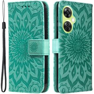 SKALO OnePlus Nord CE 3 Lite 5G Mandala Flip Cover - Grøn Green