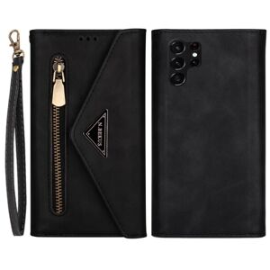 SKALO Samsung S24 Ultra Evelope Clutch 8-RUM - Sort Black