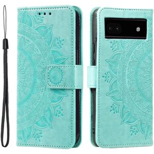 SKALO Google Pixel 7a Mandala Flip Cover - Turkis Turquoise