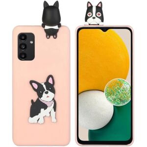 SKALO Samsung A14 4G/5G 3D Cartoon Cover Pink