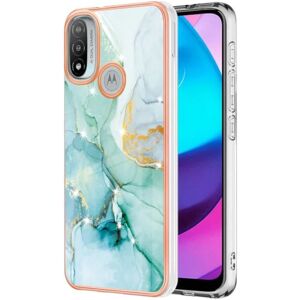 SKALO Moto E20/E30/E40 Marmor TPU etui - Motiv 6 Multicolor