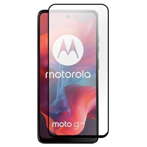 2-PAK SKALO Motorola Moto G04 4G FULL-FIT Hærdet Glas Skærmbesky Black