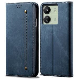 SKALO Xiaomi Redmi 13C 4G Jeans Flip Cover - Blå Blue