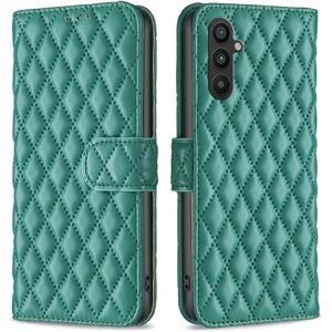 SKALO Samsung A34 5G BINFEN COLOR Quiltet Pung - Grøn Green