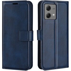 SKALO Motorola Moto G84 5G Premium Wallet Flip Cover - Blå Blue