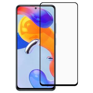 2-PAK SKALO Xiaomi Redmi Note 12 4G FULL-FIT Hærdet Glas Skærmbe Black