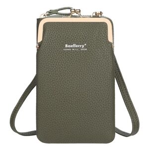 Baellerry skulderremstaske mobiltaske med skulderstrop damer grøn
