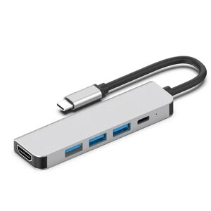 Udvidelsesdock alt-i-en hub Type c til HDMI 4k USB til bærbar mobiltelefon - Perfet