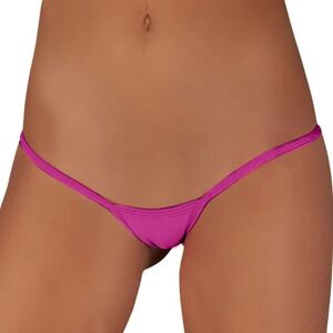 Kvinders Sexede Mini Strings Micro G-strenge Undertøj Trusser - Perfet Rose Red S