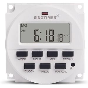 Timer Switch Tidsrelæ Styring 220V TIMER - Perfet 220V Timer