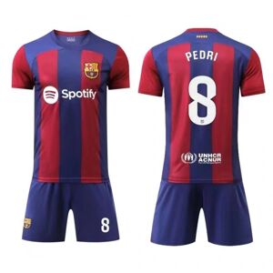23/24 Ny sæson Hjemme FC Barcelona GAVI no. 30 børneskjorte PEDRI 8 PEDRI 8- Perfet PEDRI 8 XL
