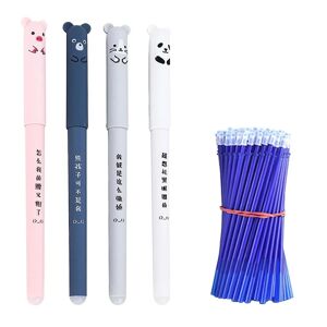 4stk penholder+20stk penkerne slettebar gelpen blå gelpen sød gelpenne sletbar gelpen sletbar gelpenne dyr 1ml - Perfet B