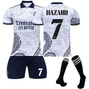 Sæson 22-23 Real Madrid Dragon Pattern Football Shirt HAZARD 7 XL