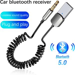 Bluetooth Aux Adapter USB til 3,5 mm udtag Bil o Bluetooth 1stk