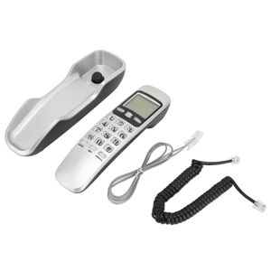 LD TIMH KXT888CID Fastnet-vægtelefoner Fastnettelefon med ledning med LCD-skærm til hjemmekontorhotel (sølv)