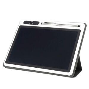 LD Elektronisk notesblok LCD-tablet tegneblok Forretningsartikler Håndmalingsværktøj 9 tommer (sort (med etui i imiteret læder))++