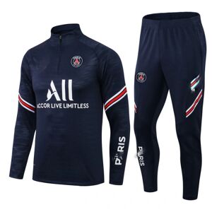 BEMS BE-Paris Atletico Inter Milan Liverpool Brasilien Marseille langærmet trøje Paris Sapphire Blue str. 16 16