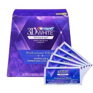 20 Pack Professional 3D-tandblegningsstrimler Professionel effektblegning af tænder i høj kvalitet