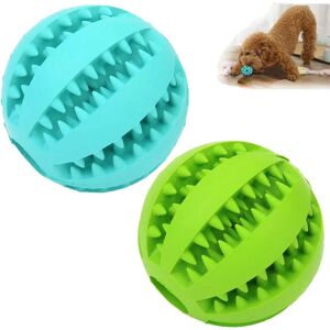 2-pak hundelegetøjsbold, ugiftige bidfaste børnelegetøjsbolde til små/m.