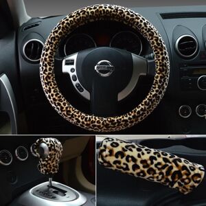 Leopard Print Rat Cover til Damer, Leopard Steering Wh