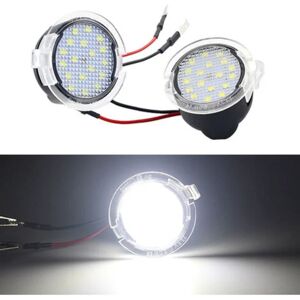 2 STK 18 LED under spejl vandpyt til Ford Mondeo S-Max EDGE Explorer F-150, Model: 32