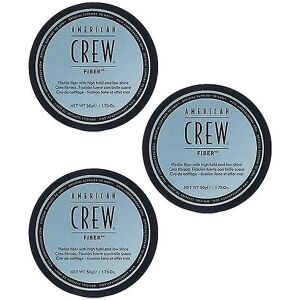 3-pak American Crew Fiber 85g Transparent