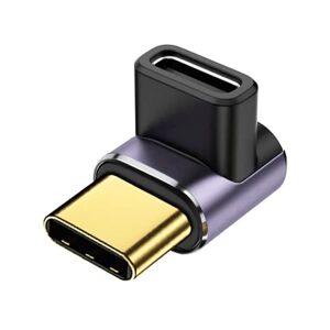 40 Gbps USB C-adapter 90 graders USB C-forlænger retvinklet PD 100W Hurtigopladning til Steam Deck Switch Laptop MacBook