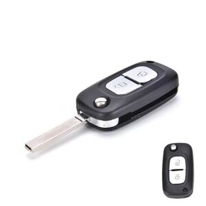 Flip Remote Key Shell-refit til RENAULT Clio Megane Kangoo Modu
