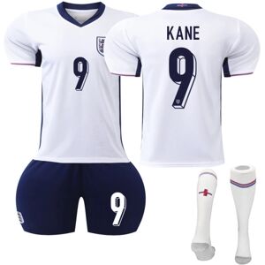 UEFA Euro 2024 England Home Kids Football Kit No. 9 Kane 18