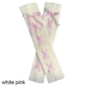 Vinterbenvarmere False Sleeves HVID PINK HVID PINK white pink