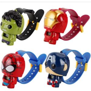 Marvel Superhelteur - som udvikler sig. Hulk, Captain America osv WineRed one size