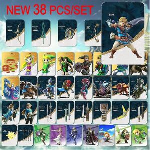 38 stk Nfc Amiibo kort til legenden om Zelda Breath Of The Wild Tears Of The Kingdom Linkage Card