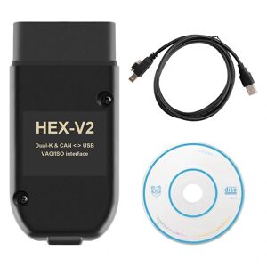 Til VAG COM 22.3 OBD2 Scanner HEX V2 USB For Golf A6 Skoda Seat Ubegrænset VINs ATMEGA162+16V8+FT232RQ