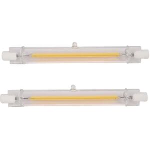 2x Dæmpbar R7s Led Cob 10w 118mm Led Lys-varmt hvidt lys 220v