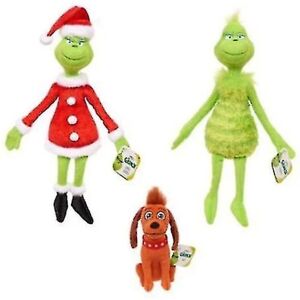 HKWWW Hvordan Grinchen stjal julegave overdådigt legetøj Grinch julegave[HK] 32cm Grinch Christmas