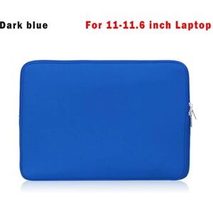 Laptoptaske Sleeve Laptoptaske Cover MØRKEBLÅT TIL 11-11,6 TOMMER dark blue For 11-11.6 inch