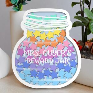 Kids Star Reward Jar Tokens Classroom Reward Jar B B B