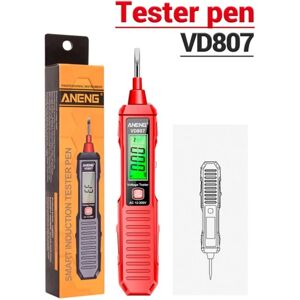 Smart Induktion Tester Pen Elektrisk Pen RØD Red