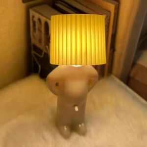 Creative Small Night Light LED Fræk drengelampe GUL EU-STIK Yellow EU Plug-EU Plug