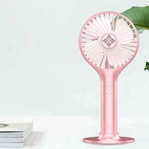 Håndholdt Fan Skrivebord Fan PINK Pink