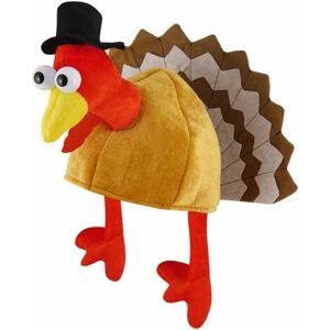 YIXI Thanksgiving Party Hat Julekjole Tilbehør Thanksgiving-Snot hætte kalkunhat