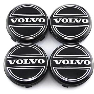 YIXI Volvo01- 64MM 4-pack Centerdæksler Volvo Silver one size