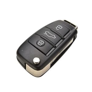 Farfi 3 Buttons Flip Remote Key Shell Case Fob Til Au-di A6l Q7 A2 A3 A4 A6 A6l A8 Tt
