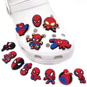 13 stk Spider-Man Superhero Cute Crocs DIY PVC skotilbehør