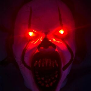 Clown Back to Soul 2 pennywise Mask LED Light Wig Hovedbeklædning Horror