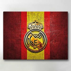 Lærredsbillede / Lærredstryk - Real Madrid - 40x30 cm - Lærred Multicolor