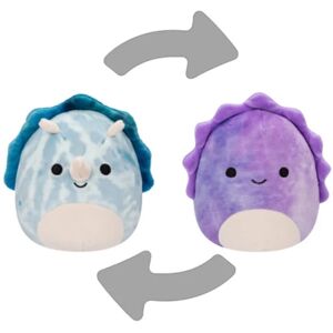 Squishmallows Flip A Mallow Delilah the Purple Dino/Jerome the B