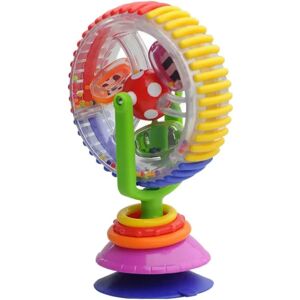 BEAKH Baby pariserhjul - Baby roterende rangle med sugekop tidlig udvikling rangle legetøj pariserhjul form høj stol håndholdt legetøj