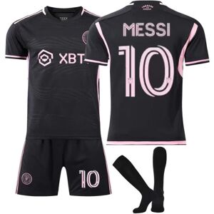 MIA MI Messi Camiseta No10 fodboldtrøje drenge T-shirt sæt til voksne sportstøj pige sportsdragt Beskyttende beklædning Cosplay Kit A2 24