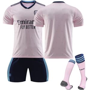 22-23 Arsenal 2 på udebane pink nr. 9 Jesus-trøje 8 Erdgau 19 Pepe fodbolddragt no number XS